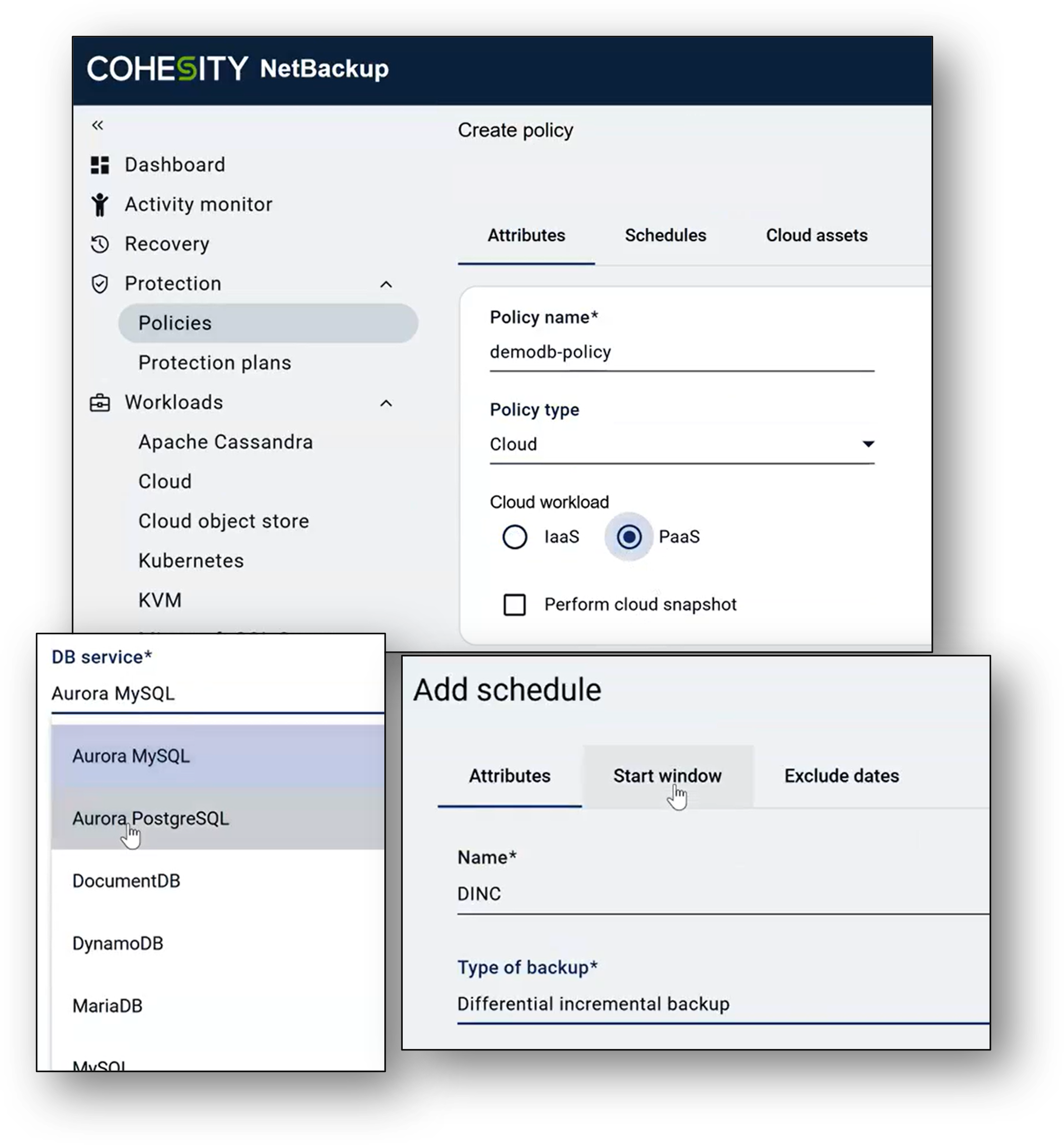 NetBackup hybrid cloud image