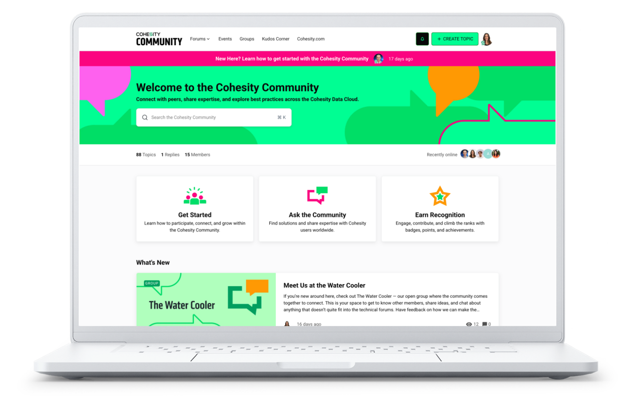 Cohesity community Image