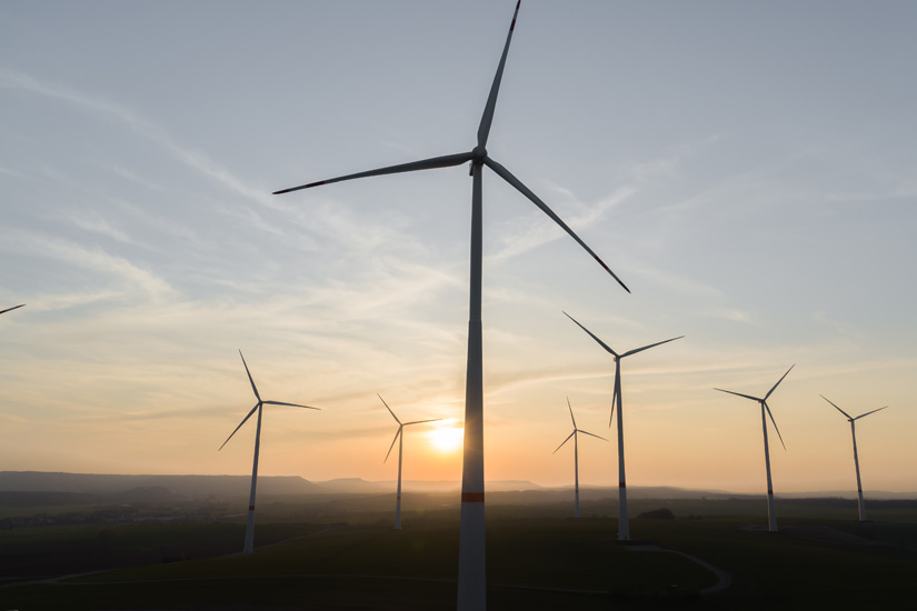 Photo d’une éolienne