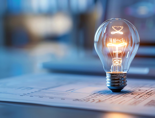 Cohesity secures GenAI RAG patent image of a light bulb