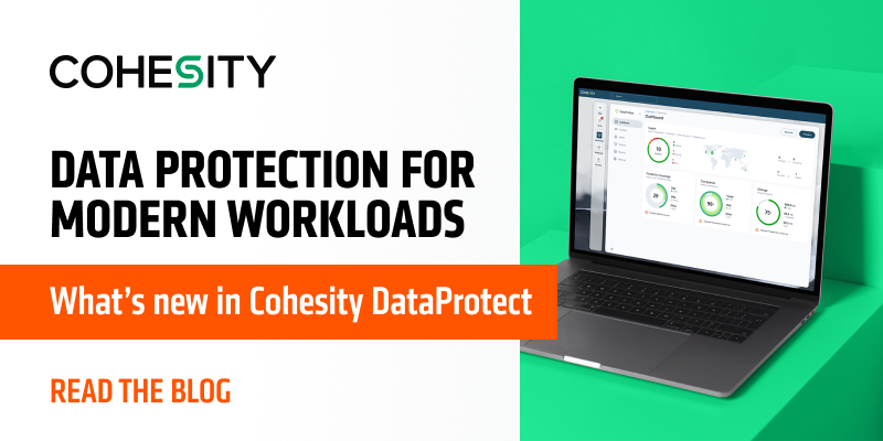Cohesity DataProtect expands AI Workload and Cloud Coverage