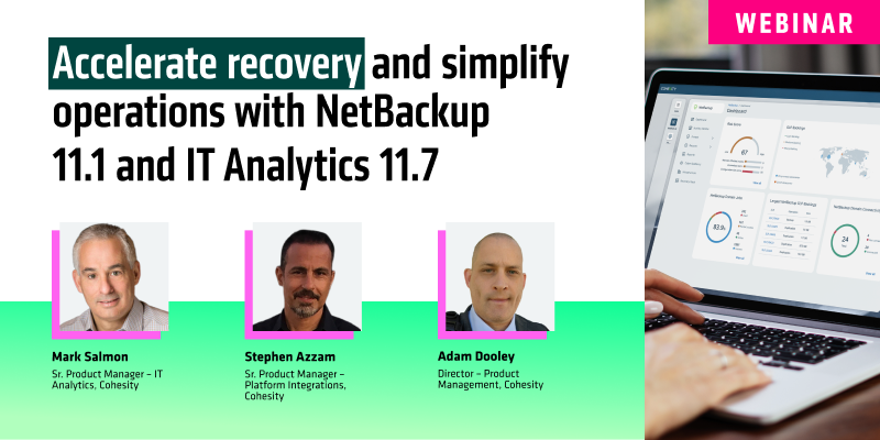 COHO Netbackup 11.1 + DirectIO + IT analytics