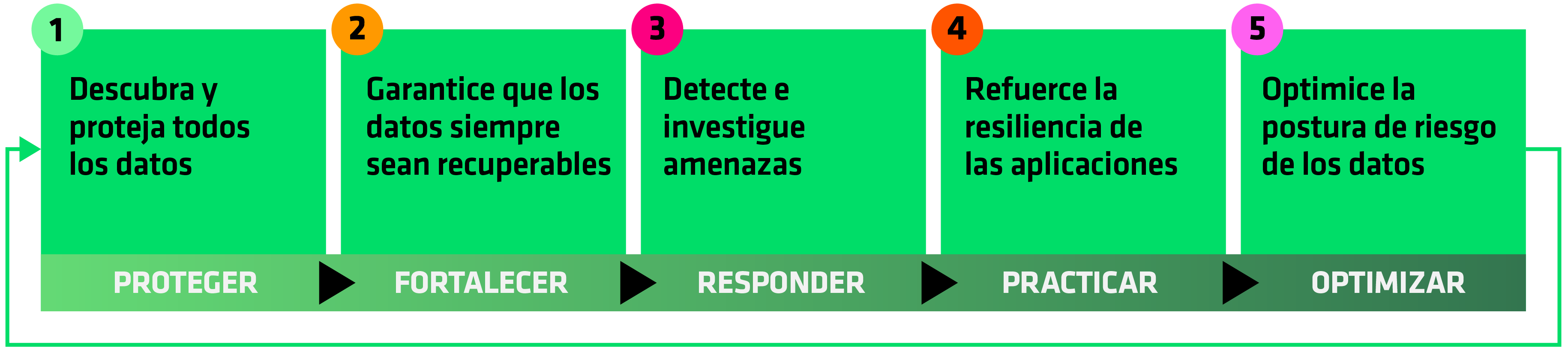 Cinco pasos