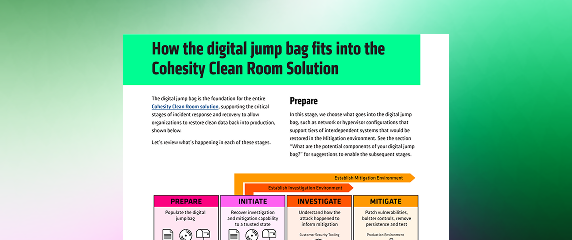 Improve cyber resilience with a digital jump bag™
