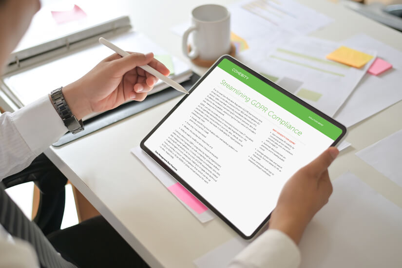 Streamlining GDPR compliance with Cohesity