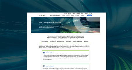 Cohesity Trust Center:  Trust, Confidence and Privacy for Next Generation Data Management