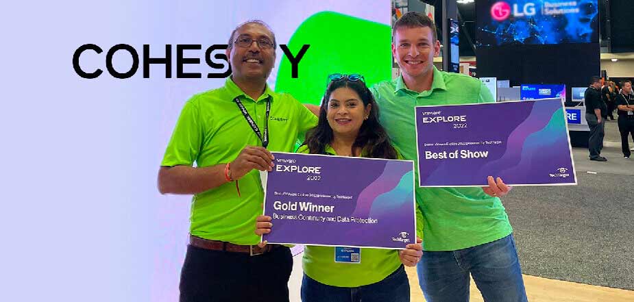 Cohesity FortKnox—modern data isolation as a service—wins Best of Show at VMware Explore 2022