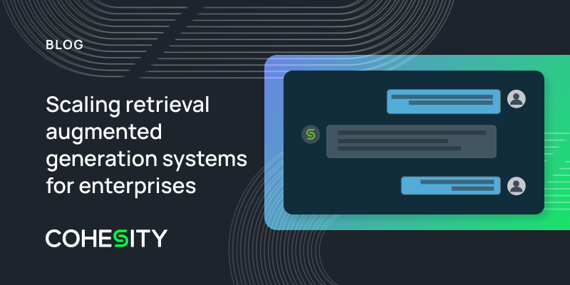 Scaling retrieval augmented generation systems for enterprises