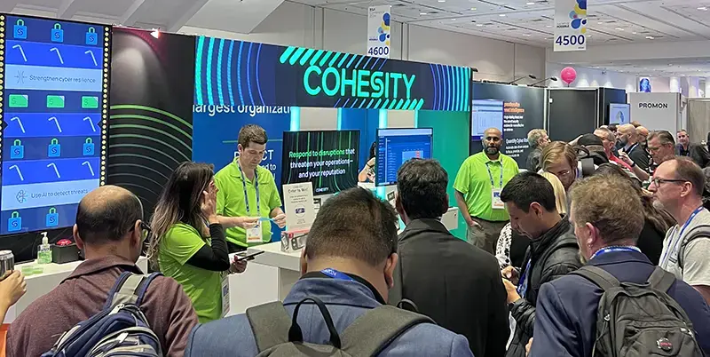 RSAC 2024 recap blog - Cohesity booth