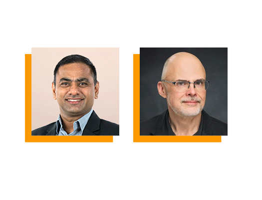 Pictures of  Brent Ellis and Tim Burlowski from Cohesity
