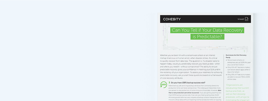 Can You Tell If Your Data Recovery Is Predictable Thumbnail