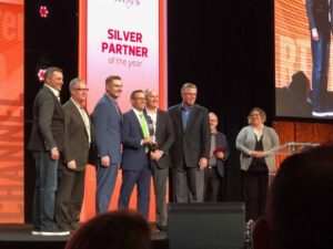 CDW Partner of the Year Awards Photo - Chad Blackwell, National Partner Manager for Cohesity, accepted this award on behalf of the entire Cohesity organization.