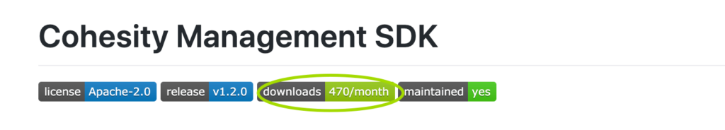 Cohesity Management SDK