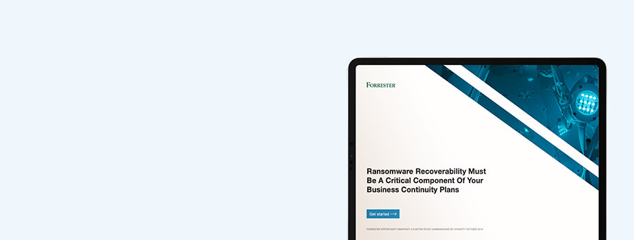 Forrester Opportunity Snapshot Ransomware Recoverability Thumbnail