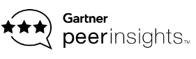 Gartner Peer Insights Logo Black