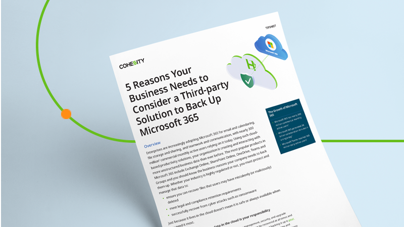 5 Reasons Your Business Needs to Back Up Microsoft 365