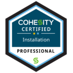 Cohesity Certification Installation Badge