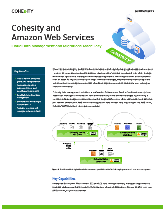 Cohesity and Amazon Web Services Thumbnail