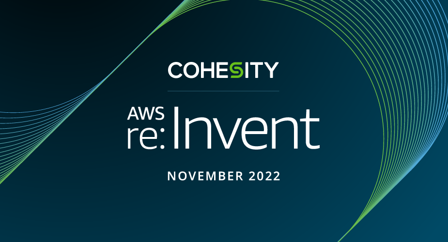 Cohesity Ups the Ante on Data Security and Management at AWS re:Invent hero image