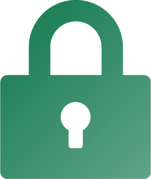 Secure lock icon
