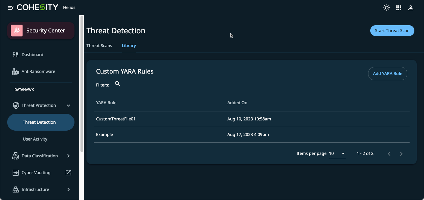 Cohesity Blog Custom YARA