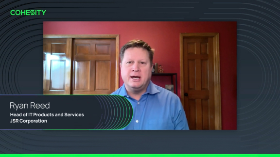 Ryan Reed, JSR Corporation - How Cohesity Gaia can help reduce your time to action video thumbnail