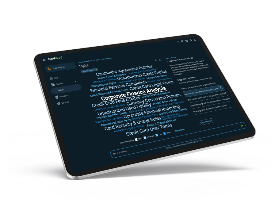Cohesity Gaia AI assistant - data explorer image