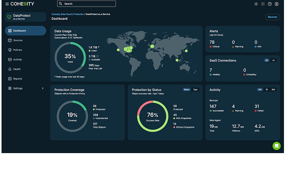 Cohesity Alta BaaS screenshot - features blade