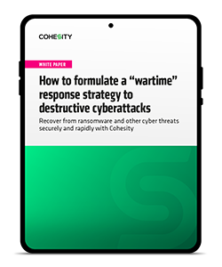 Cohesity Whitepaper Wartime Response Form Thumbnail Image